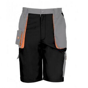 Result Work-Guard Mens Lite Shorts / Black/Grey